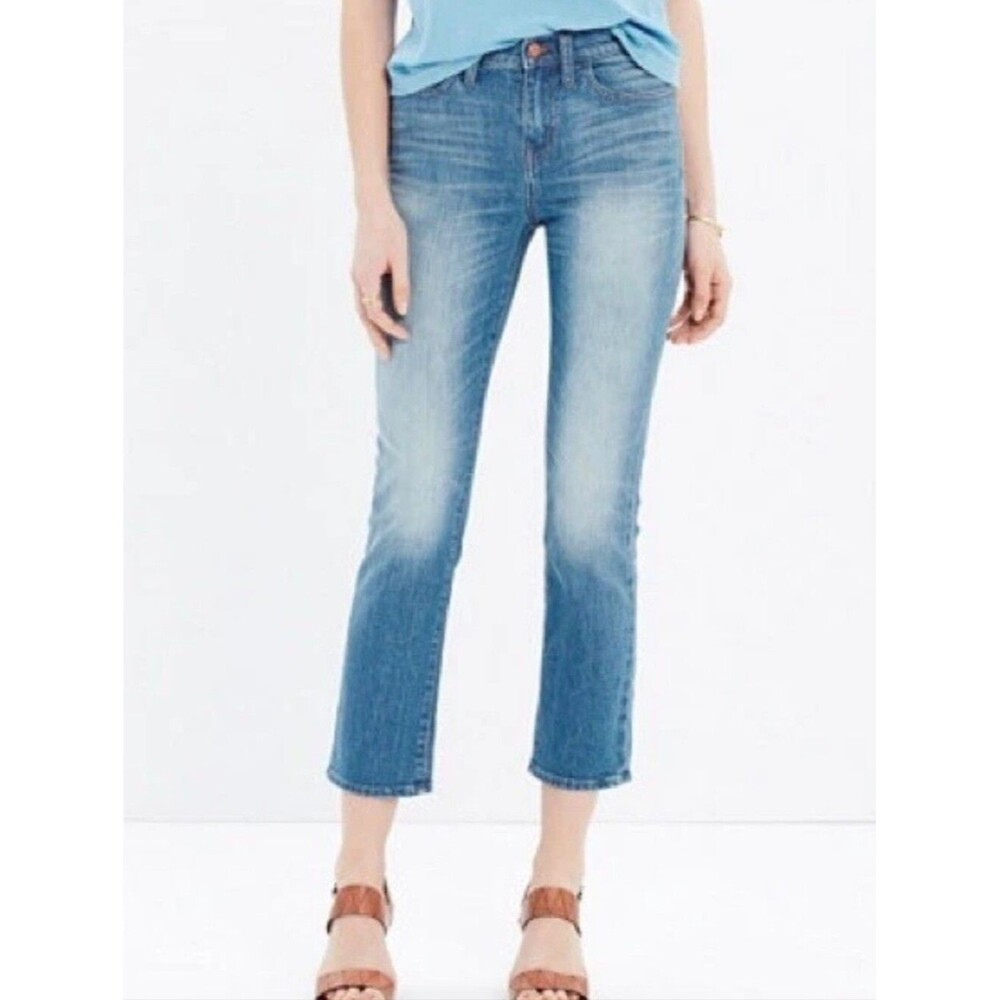 Madewell Kick Out Crop Jeans Size 28